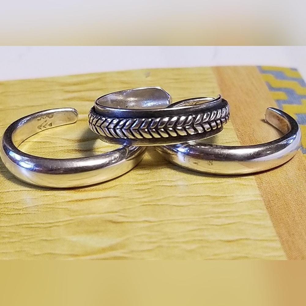 Silpada Sterling Silver Stacking Toe Rings - Picture 7 of 12